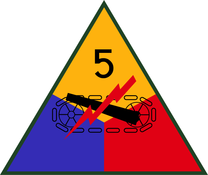 5-oji šarvojimo divizija, JAV