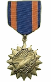 Air Medal.  Authorized on 11 May 1942 to all members of the United States Armed Forces, for meritorious service while engaged in military operations involving aerial flight. single acts of achievement while participating in aerial flight by heroism.