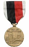 Army of Occupation Medal.  Authorized in 1946, for members of the United States Army and Air Corps. for 30 consecutive days while assigned to any of the following:
Germany between 9 May 1945 to 5 May 1955, Austria between 9 July 1945 to 27 July 1955, Berlin between 9 May 1945 to 1990,
Italy between 9 May 1945 to 15 September 1947, Japan between 3 September 1945 to 27 April 1952