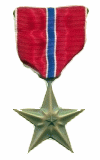 Bronze Star.  Authorized on 4 February 1944 to all members of the United States Armed Forces, who distinguishes himself by heroic, outstanding achievement, or meritorious service (not involving aerial flight) involving military operations againstan armed enemy.