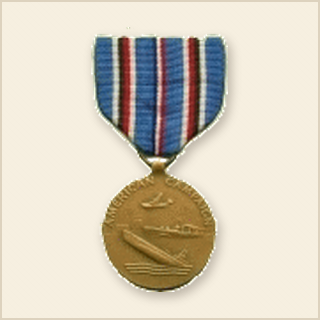 American Campaign Medal. Authorized on 6 November 1942, for members of the United States Armed Forces for service between 7 December 1941 to 2 March 1946 for service within the American Theater.