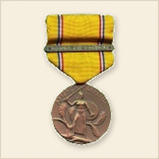 American Defense Medal. Authorized on 28 June 1941, for members of the United States Armed Forces for service between 8 September 1939 to 7 December 1941.