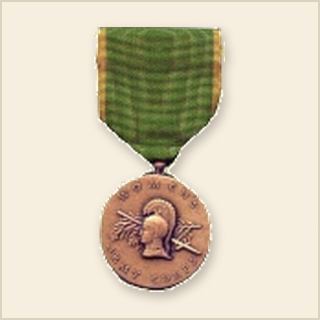 Women's Army Corps Medal. Authorized on 29 July 1943, for members of the United States Women's Army Auxiliary Corps. For service between 10 July 1942 to 31 August 1943 or in the Women's Army Corps. Between 1 September 1943 to 2 September 1945.