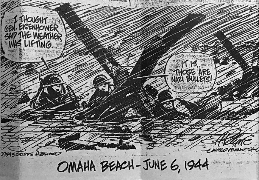 dibujos animados de playa de omaha b