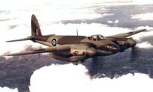 RAF Bomber Command 11 Mosquitos attacked oil refinery 9 April 1945