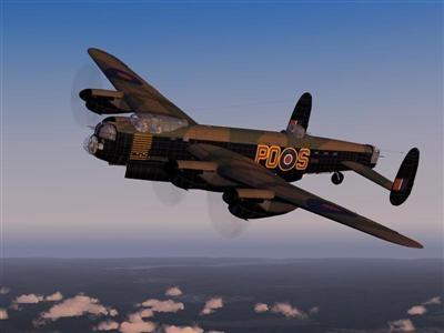 RAF Bomber Command 54 Lancasters the naval blockade 6 April 1945