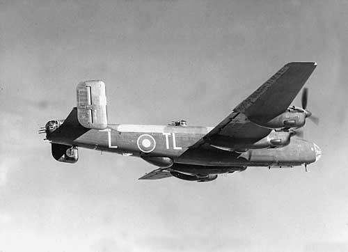 RAF Bomber Command 105 Halifaxes attack port area Kiel 13/14 April 1945