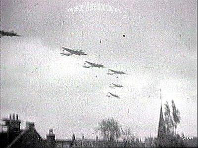 RAF Bomber Command Lancasters Operation Manna day 1 Ypenburg