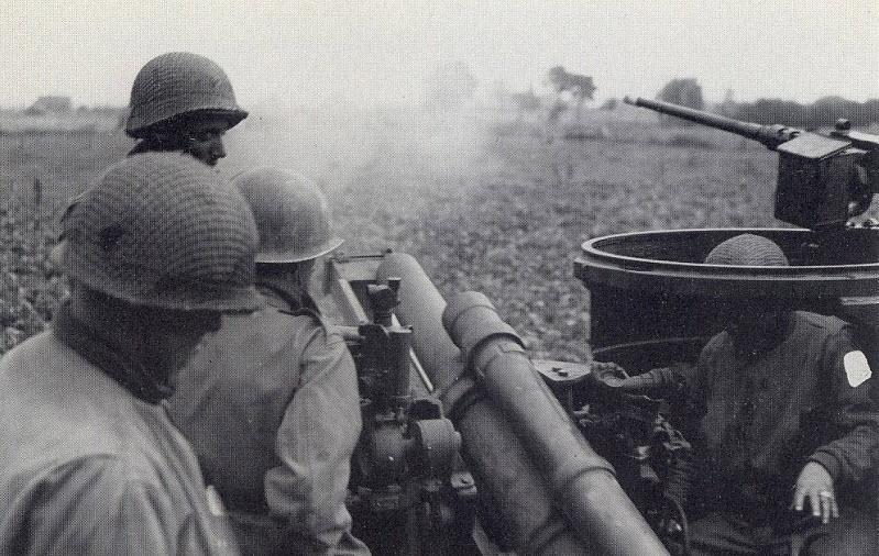 7th Armored Division (USA) attack Germans at Bootshaped Forrest