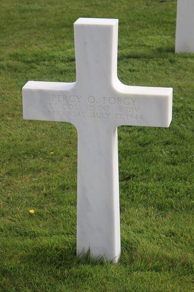 Lieutenant Colonel Forgy Percy O (Service #: O-215300) died on 1944-07-27