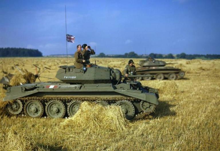 Танк крестоносцев Британской 42-й танковой дивизии d