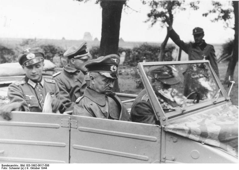Field Marshal Walter Model and Colonel Wilk