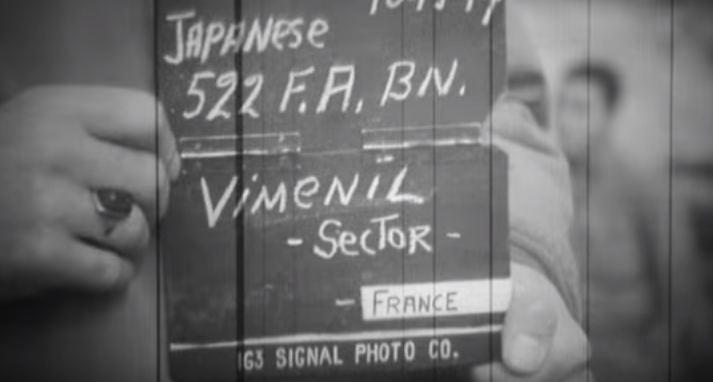 522 Field Artillery Battalion (105mm Howitzer) (USA) at Viménil