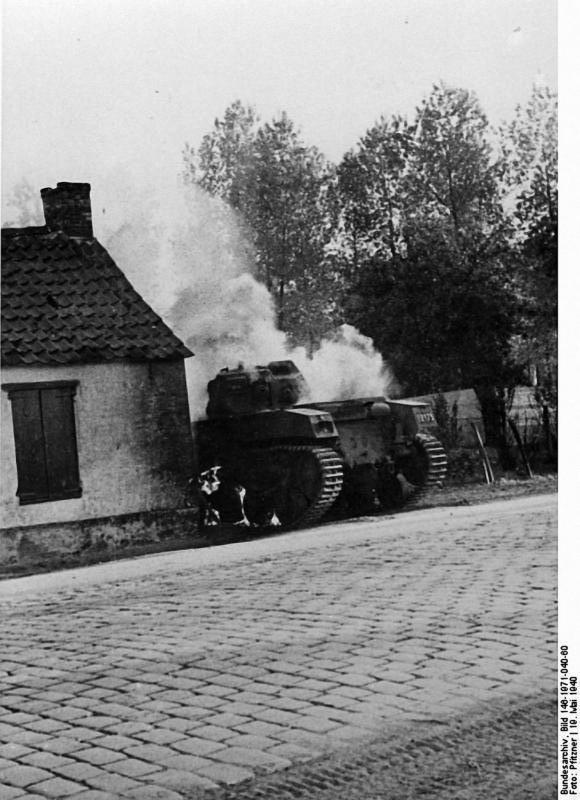 Degantis Belgijos tankas Zwijndrechte