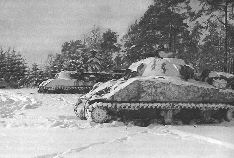 40 Tank Battalion (USA) near St Vith
