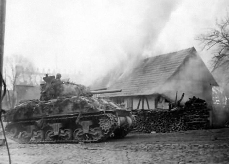 31 Tank Battalion fighting for Deekenbach