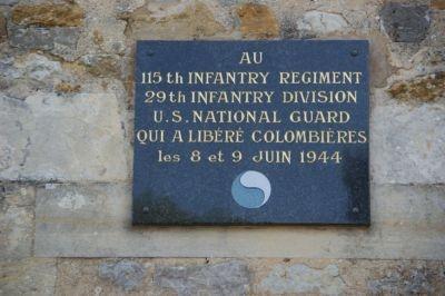 115 Infantry Regiment (USA) liberation of Colombières day 2
