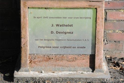 The Belgians S.A.S. Parachutists WATHELET Joseph KIA