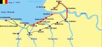 1st Belgian Infantry Brigade (Piron) HQ settled near St Benoît d'Hebertot
