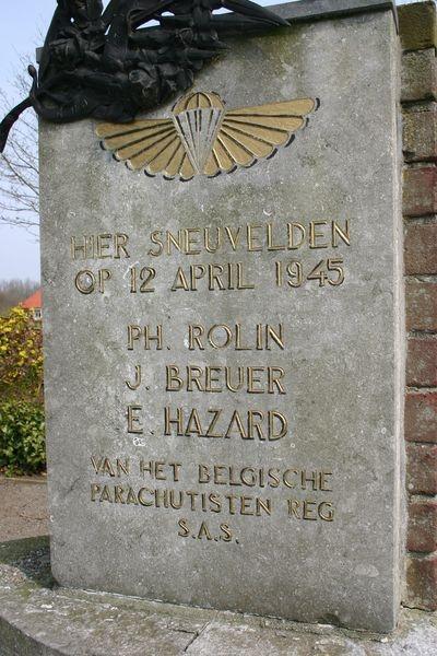 The Belgians S.A.S. Parachutists BREUER Jean KIA