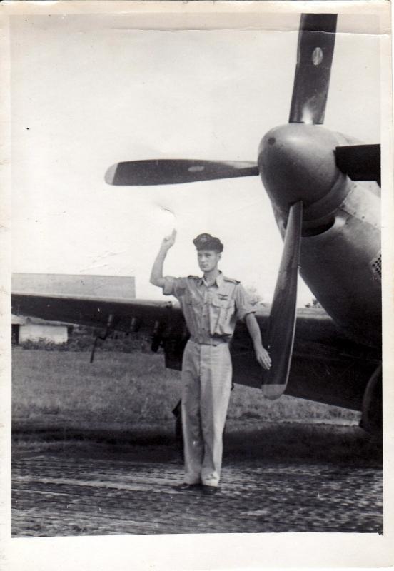 Flight of Spitfire XIV unknown and Flight Sergeant W De Vries on 1944-06-29