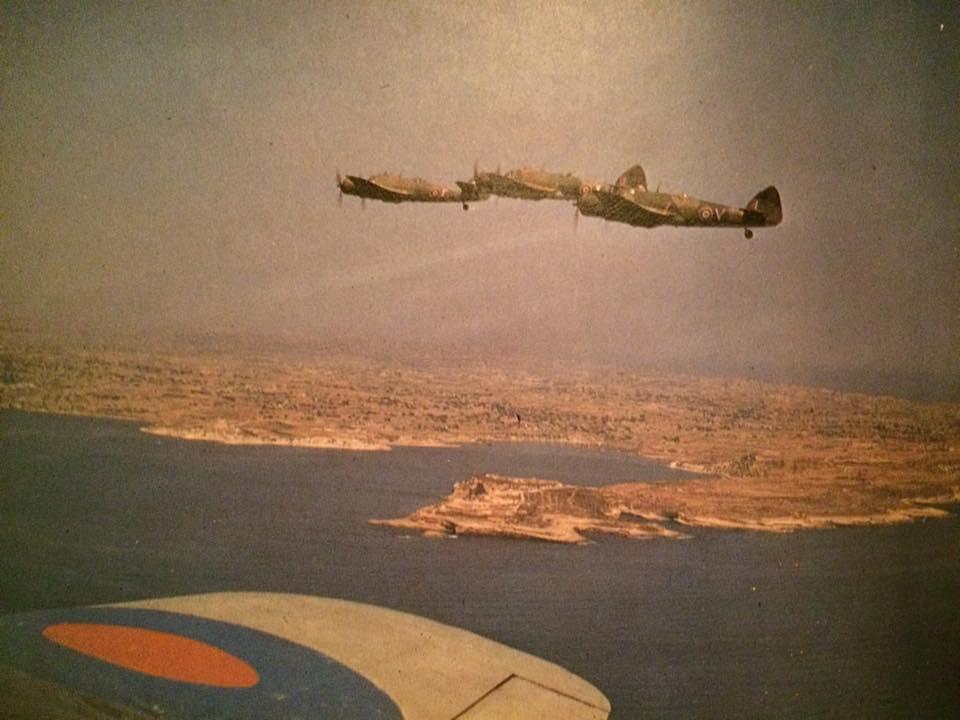 Beaufighters over Malta.