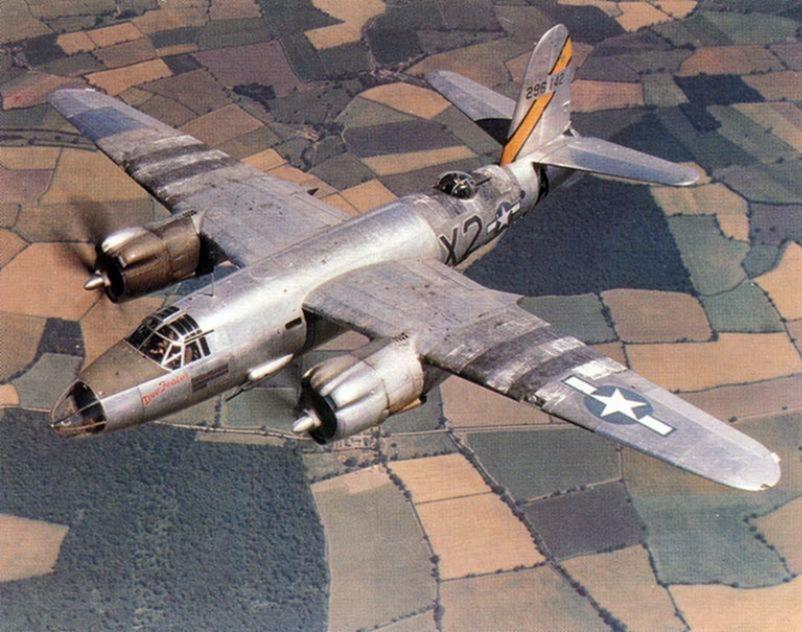 B-26 lost at North Sea (30 km W de kust) on 25-02-1944 (SGLO ref: T3478)