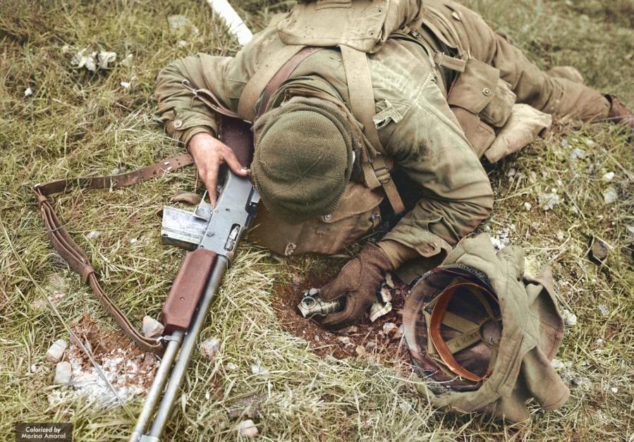 Un soldat american neidentificat, împușcat mortal de un lunetist german
