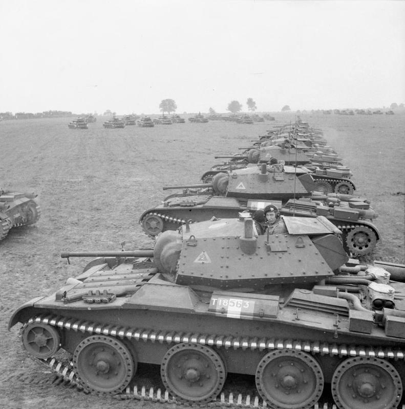Танки Covenanter 28-й танковой бригады 9-й танковой дивизии