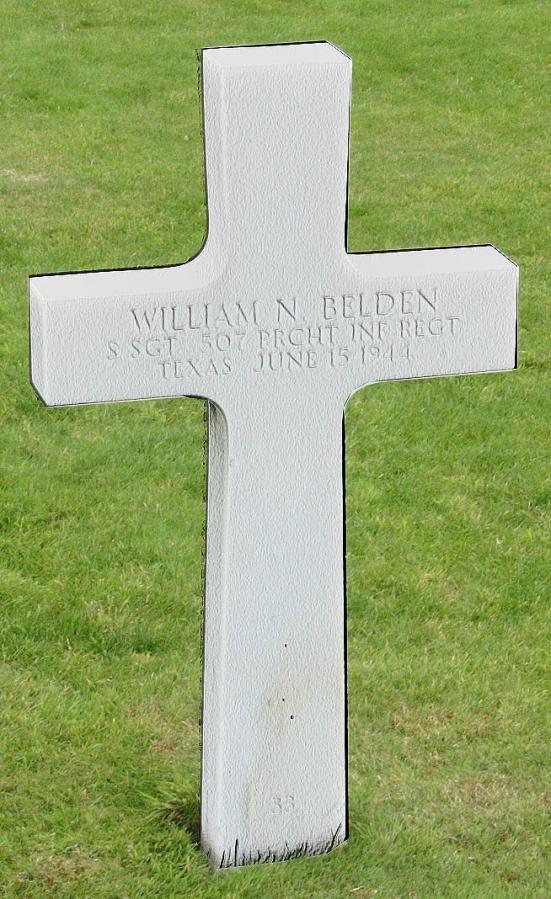 Staff sergeant Belden William N (Service #: 18115275) died on 1944-06-06