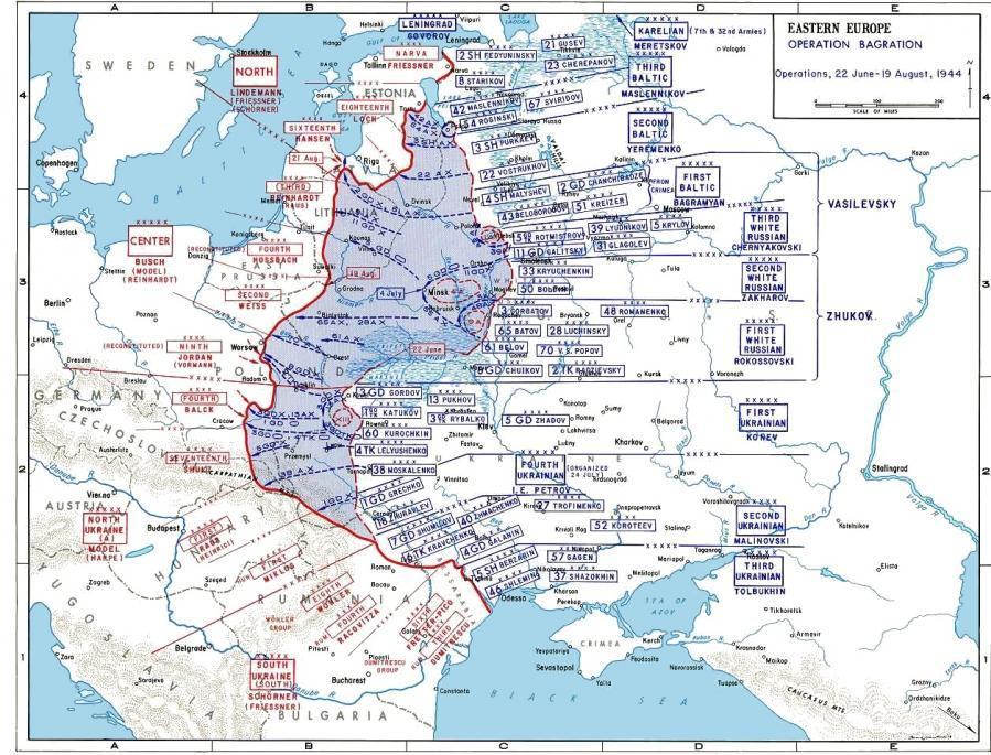 On Wed. 31 may 1944 Stalin approved the plan for Operation Bagration