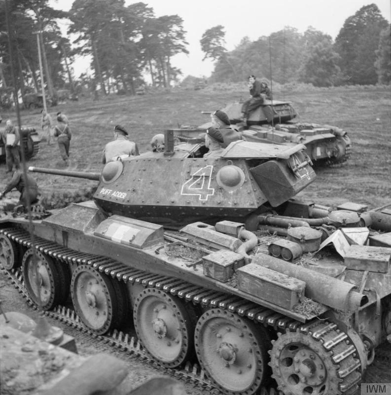 Covenanter tanks of 9th Armoured Division