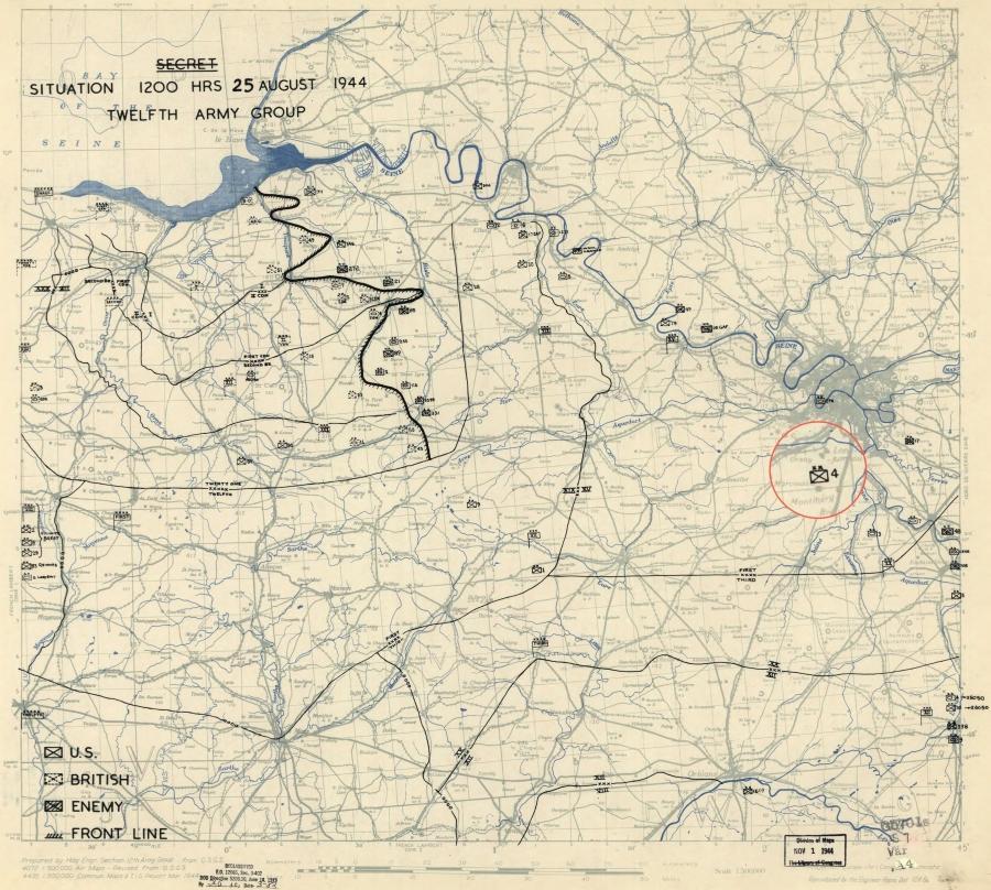 4 pehotna divizija (ZDA) blizu Pariza