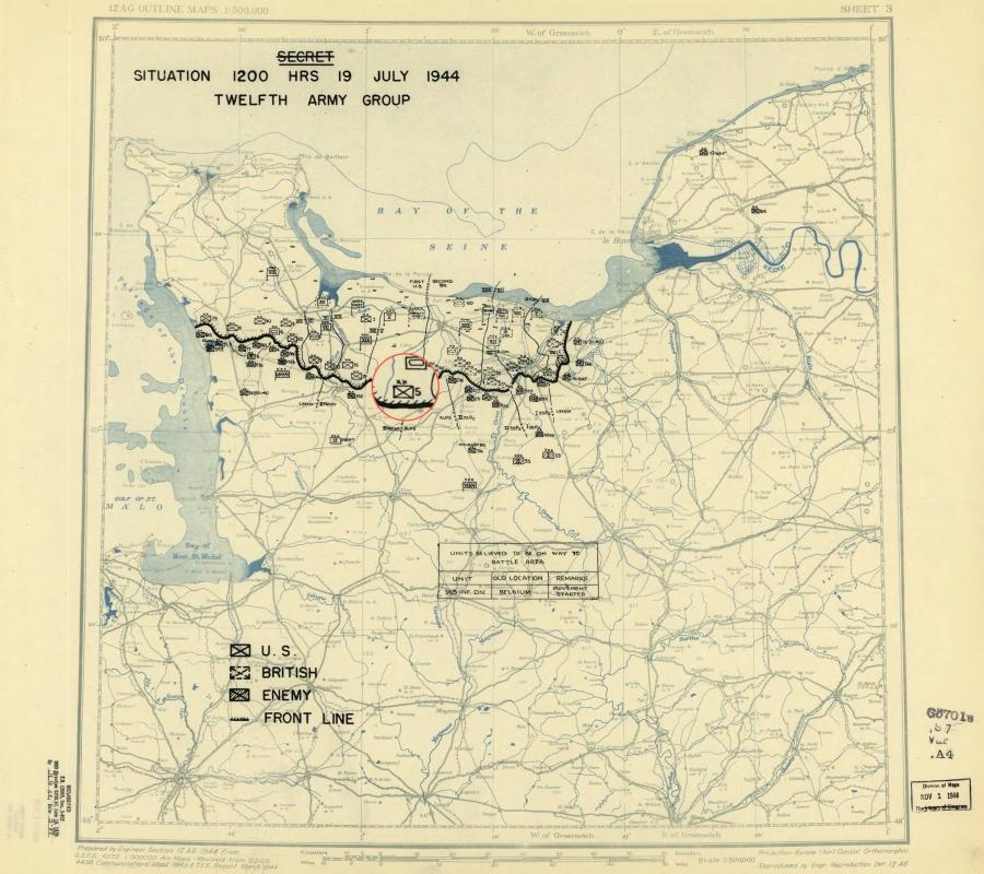 5 Infantry Division (USA) active defense Caumont-l’Êventé