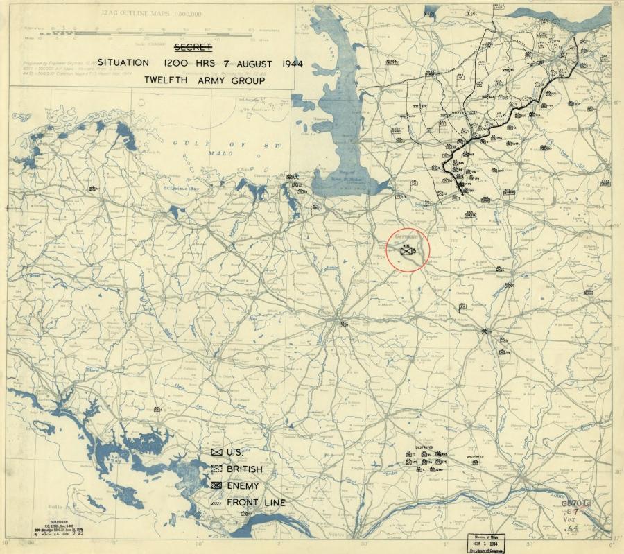 5 Infantry Division (USA) marched for three days to Vitre