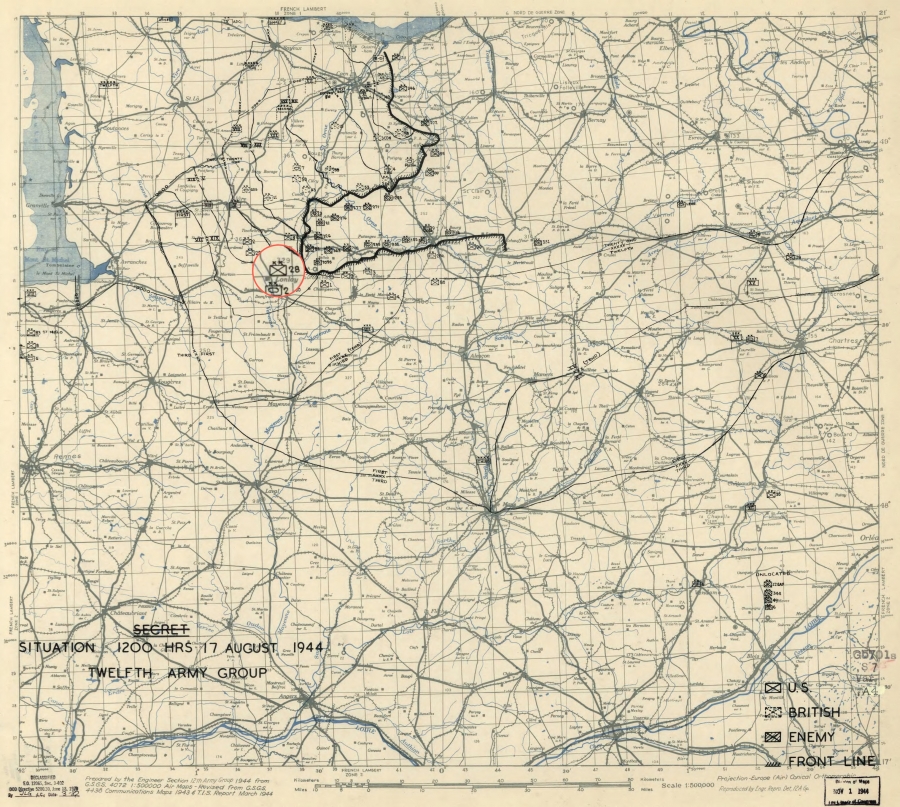28 Infantry Division (USA) near Lonlay