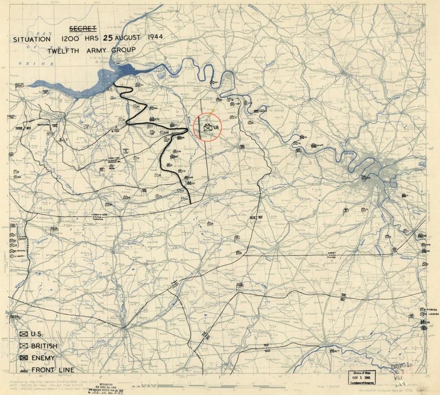 28 Infantry Division (USA) to Elbeuf