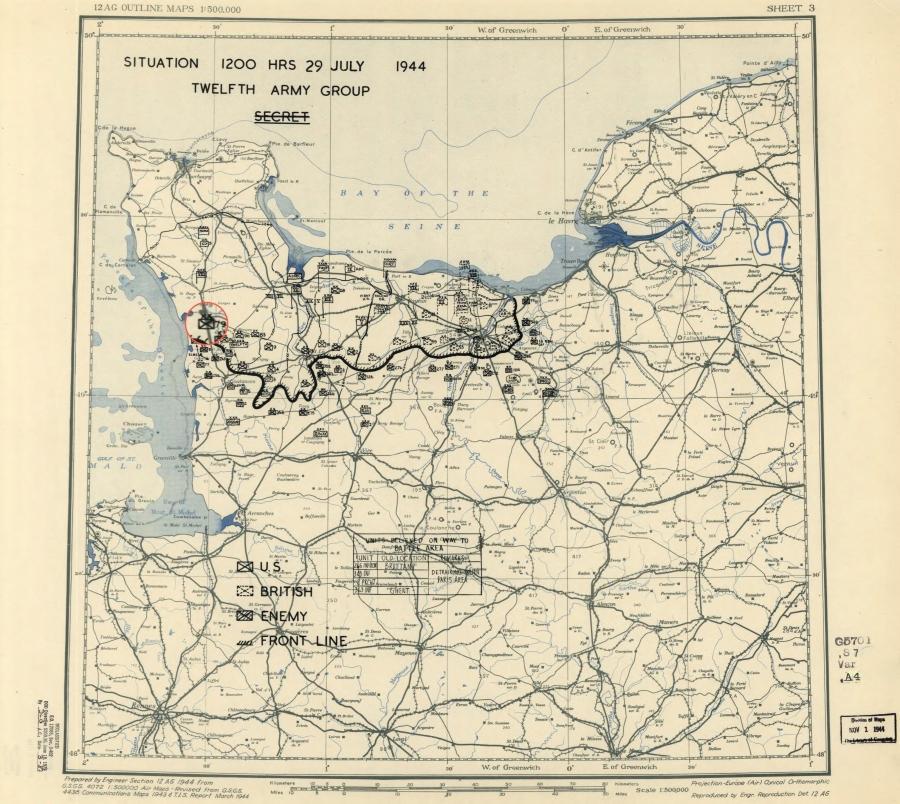 79 Infantry Division (USA) south of Lessay