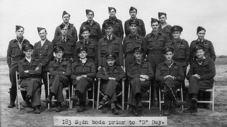 Flight of Typhoon Ib JP681 and Flight Lieutenant G C Brown on 1944-08-17