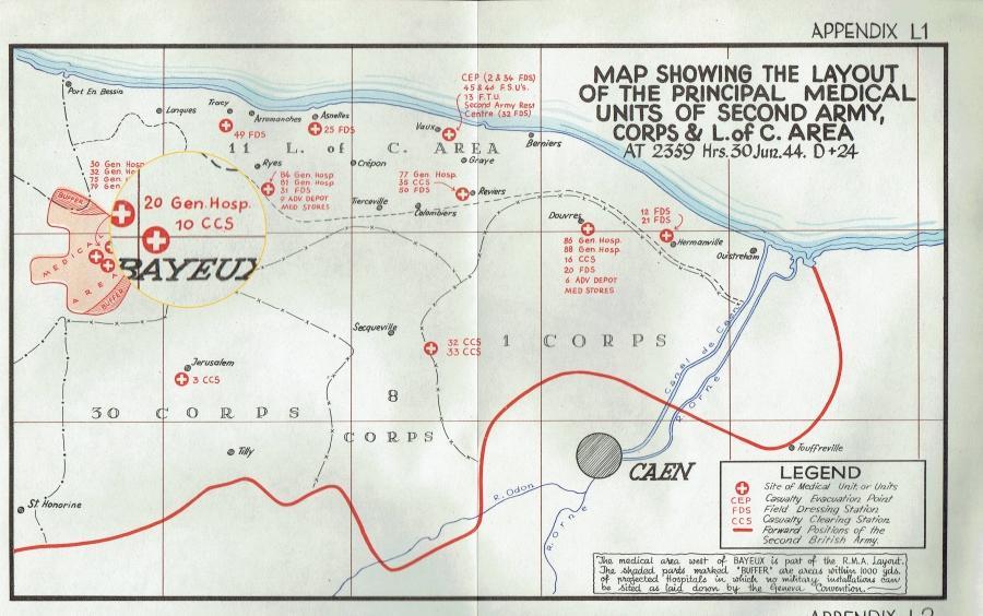 10 Casualty Clearing station near Bayeux