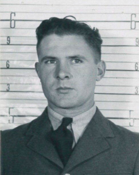 Flight of Typhoon Ib RB342 and Pilot Officer T Hartnett on 1945-04-23