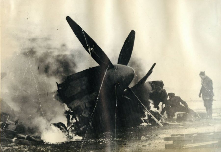 Typhoon MN607 lost at Eindhoven (airfield) on 01-01-1945