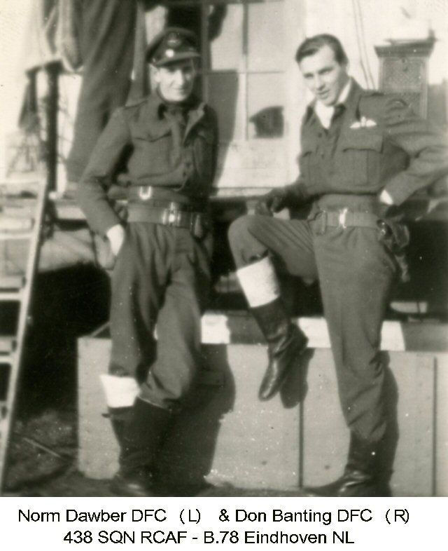Flight of Typhoon Ib MP131 and Flying Officer N E Dawber on 1944-11-18