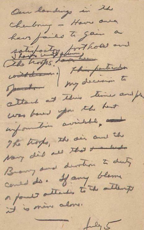 1944-06-05 Embarking for Normandy | Eisenhower's message