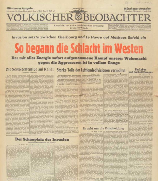 1944-06-06 13:30 D-day | Invasion announced