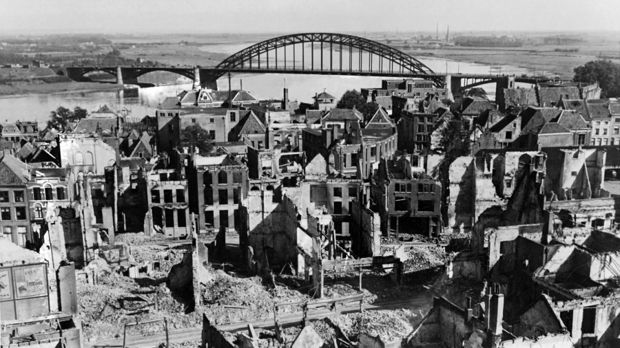 Nijmegen is bevrijd, maar verwoest