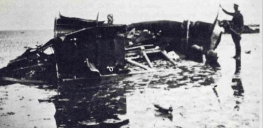 Short Stirling I (BF313 BU-T) crash