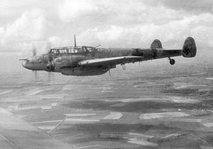 Bf 110 lost at IJsselmeer (5 km SSE Lemmer) on 30-06-1941 (SGLO ref: T1073)