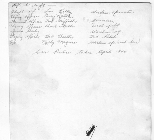 Wellington lost at North Sea (W Hoek van Holland) on 30-08-1944 (SGLO ref: T3960)