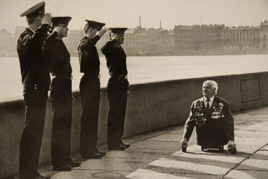 Veteran without legs